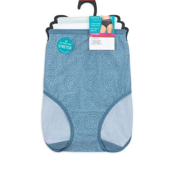 Vanity Fair Radiant Collection Women's Comfort Stretch Brief Underwear - Picture 3 of 4